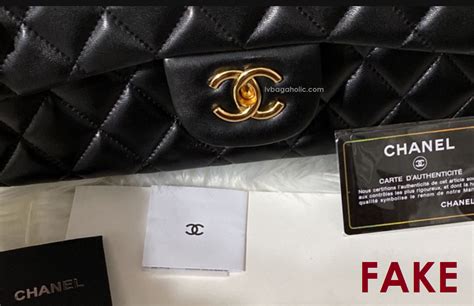 chanel handbag fake vs real|chanel authenticity card check.